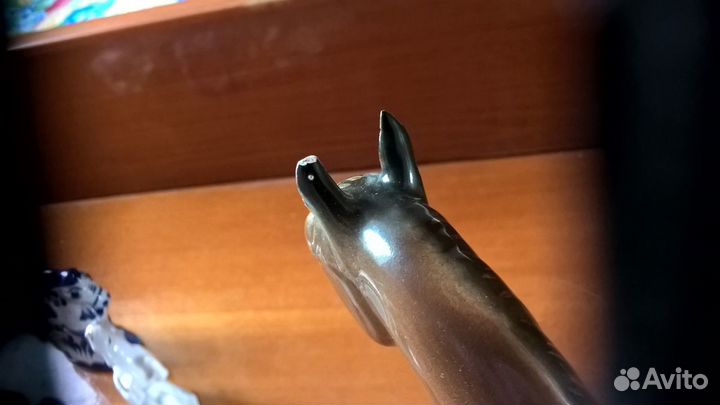 Конь лошадь фарфор Кисловодск