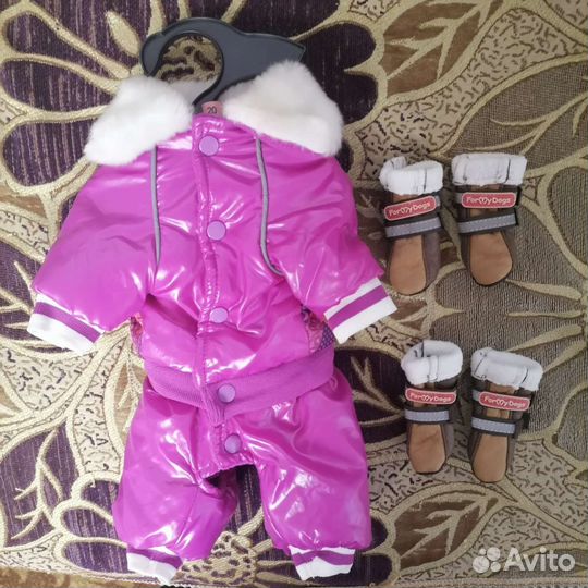 Зимний комбинезон новый для собаки