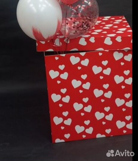 Коробка для воздушных шаров или подарка 70*70 см
