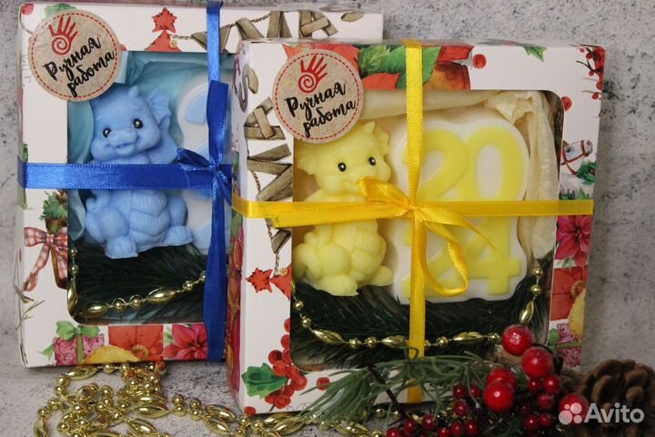 Новогодние мыльные наборы