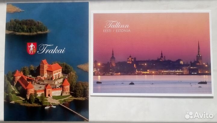 Открытка Магнитик Европа и Россия новые