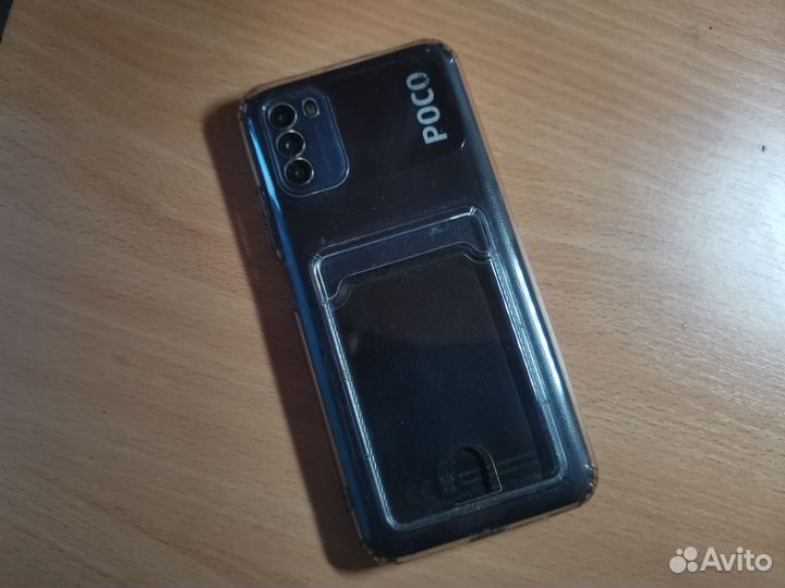 Прозрачный чехол с кармашком для карты