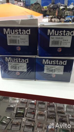 Крючки mustad тройники и двойники