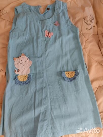 Платье на девочку пакетом