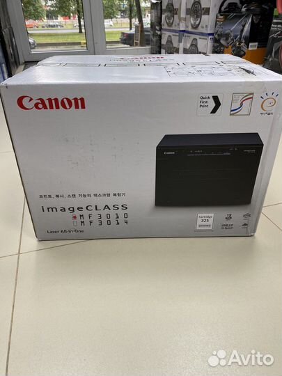 Новый мфу лазерное Canon i-sensys MF3010