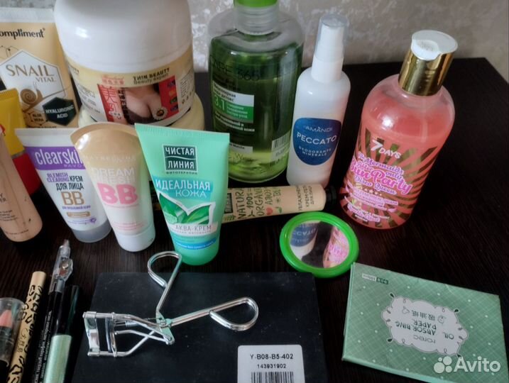 Набор косметики пакетом бу