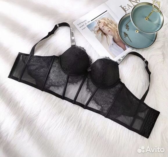 Victoria secret бюстгалтер корсет 75C, 75C