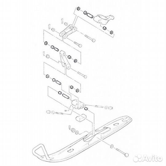 Рем-т передней подвески Yamaha VK 540