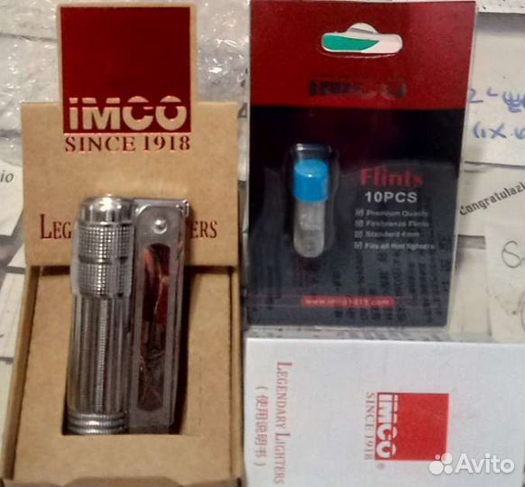 Зажигалки imco 6700 +кремни