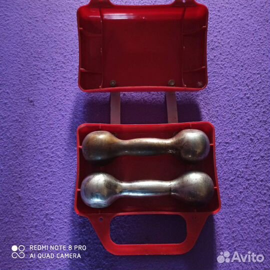 Гантели хромированные