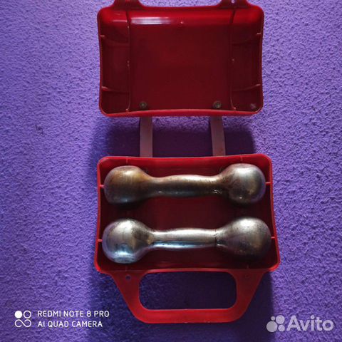 Гантели хромированные