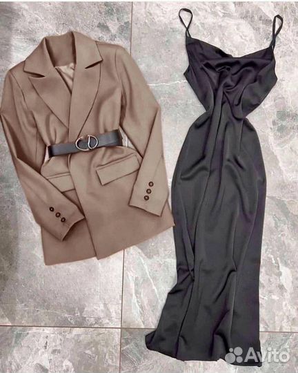 Костюм двойка женский (пиджак+платье)