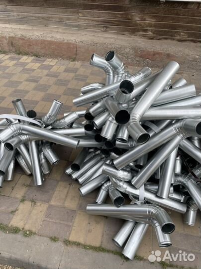 Самоварные трубы разных размеров