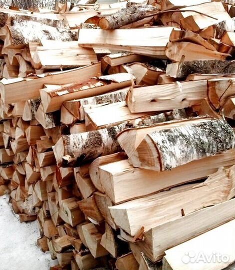 Крупнонаколотые дрова