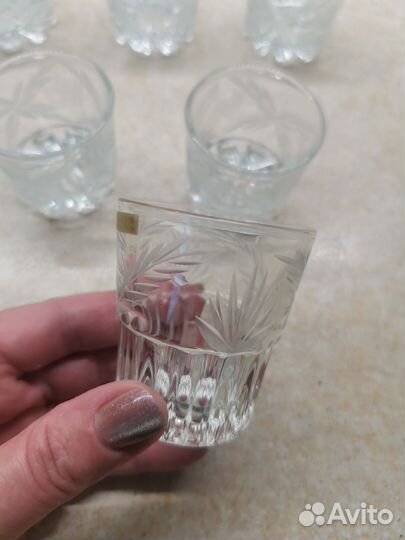 Хрустальные рюмки СССР