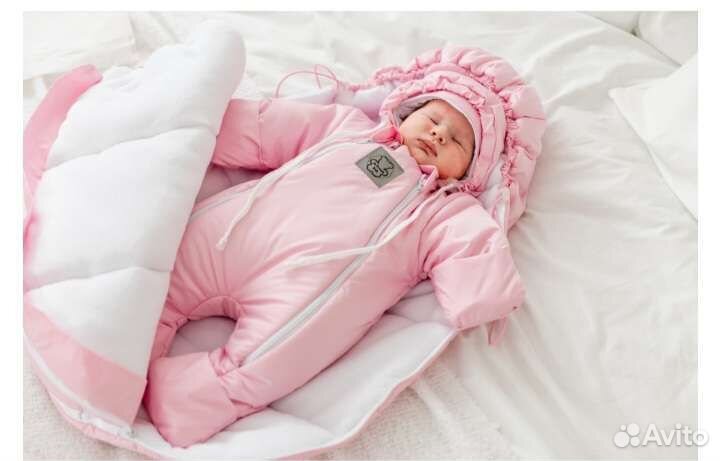 Демисезонный комбинезон кокон