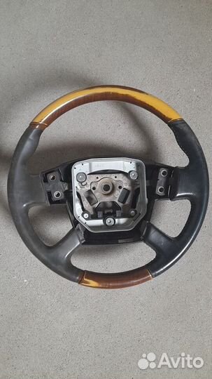 Руль Nissan Teana J31 с деревянными вставками