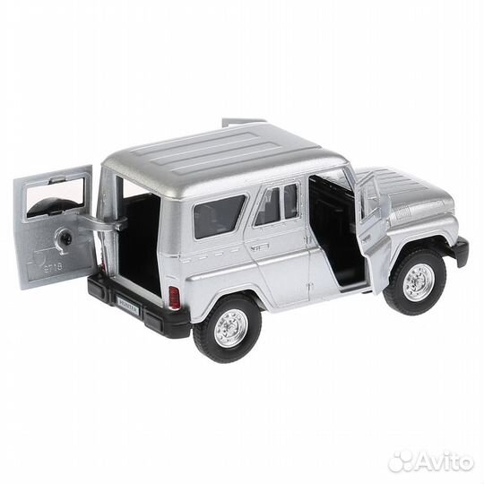 Модель УАЗ Хантер серебристый Технопарк
