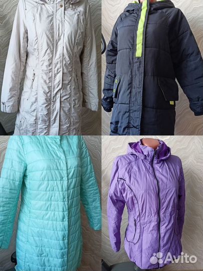 Куртки, пальто, ветровки весна-лето женские 48р