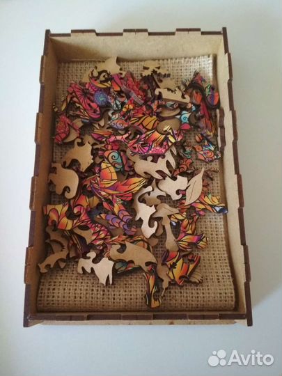 Деревянный пазл-головоломка