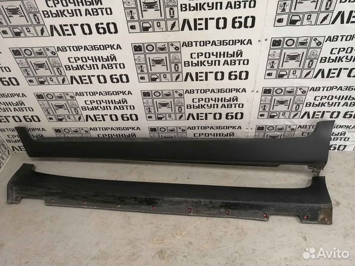 Накладка на порог (наружная) для Kia Sportage