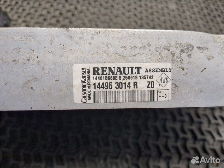 Радиатор интеркулера Renault Clio, 2018