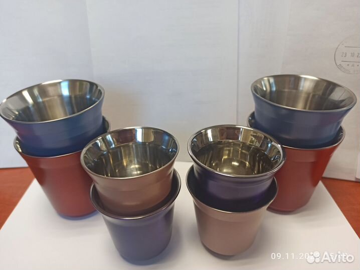 Кофейные чашки nespresso 80 мл и 50 мл