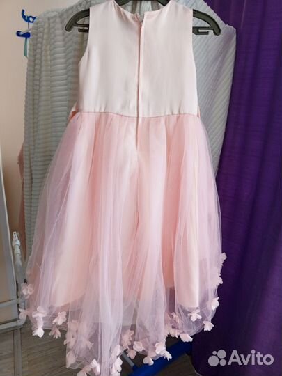 Платье на выпускной с подьюбником