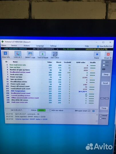 Жесткий диск wd10ezex