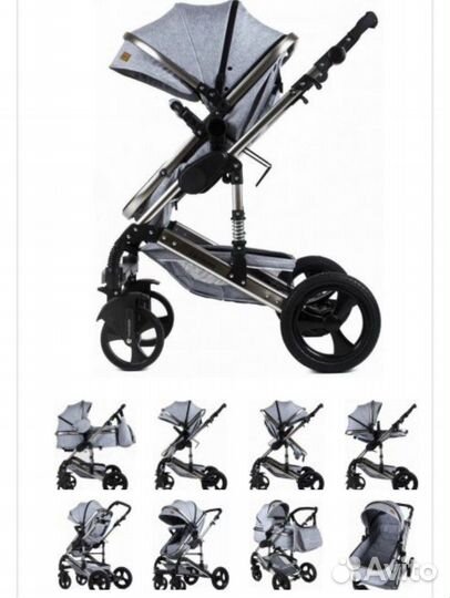 Коляска-трансформер 2в1 Luxmom