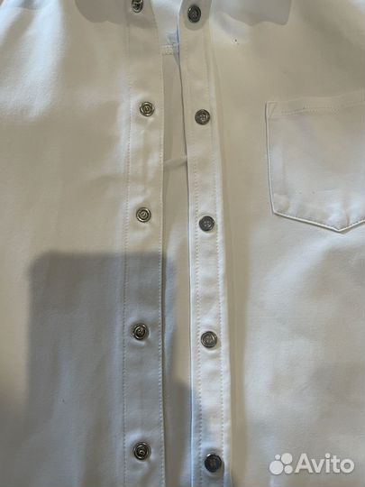 Рубашка на кнопках gulliver и Button Blue 140р