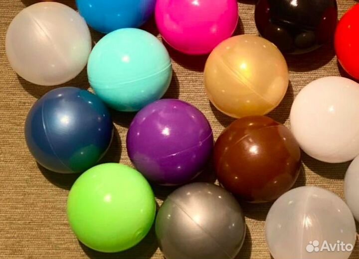 Мячики цветные для игр и бассейнов