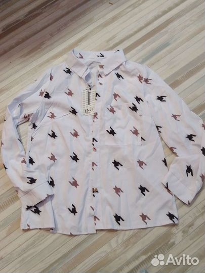 Рубашка классическая женская новая 46-48