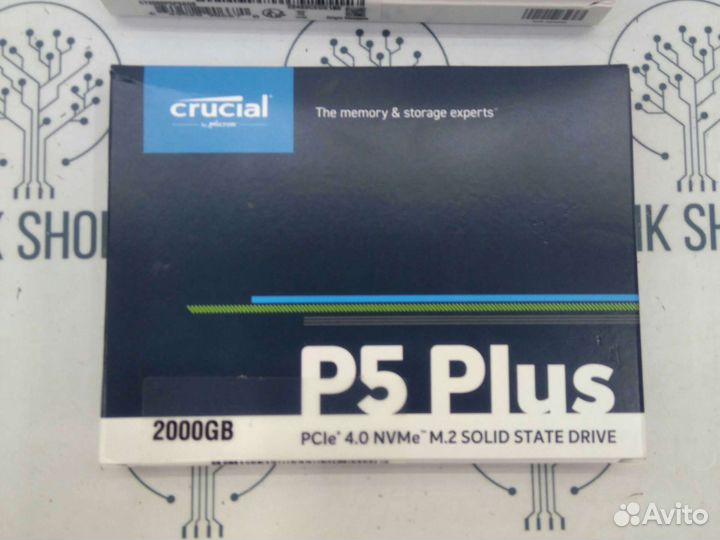 Новый SSD Crucial P5 Plus CT2000P5pssd8 2тб