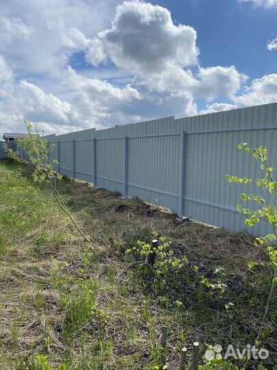 Установка заборов / забор из сетки / заборы