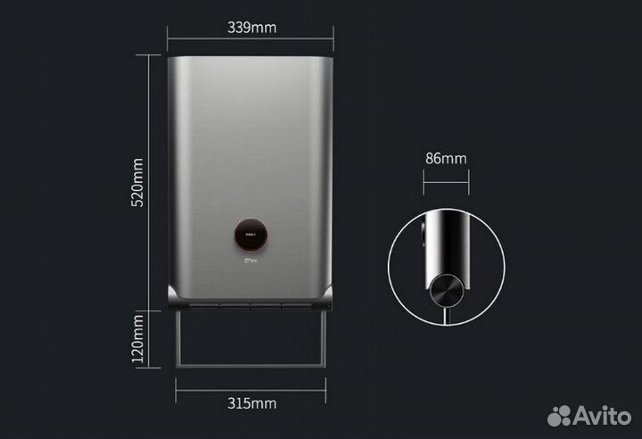 Обогреватель для ванной комнаты с функцией полотен