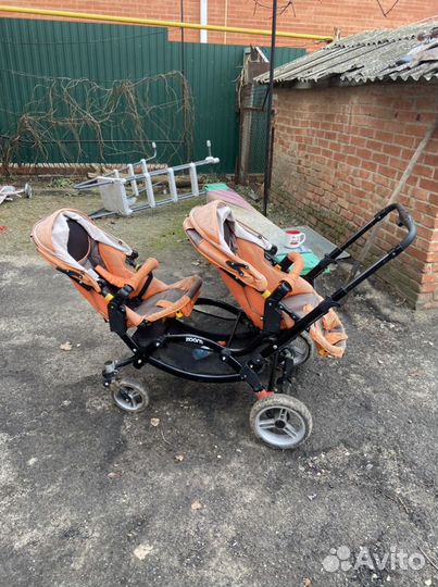 Коляска для двойни 2 в 1
