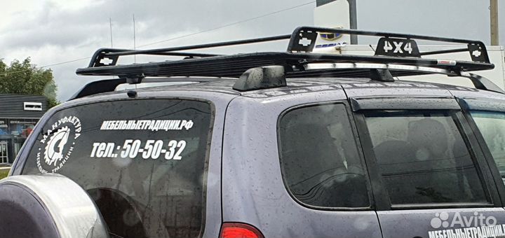 Багажник Шевроле Нива экспедиционная корзина