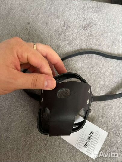 Намордник для большой собаки кожаный