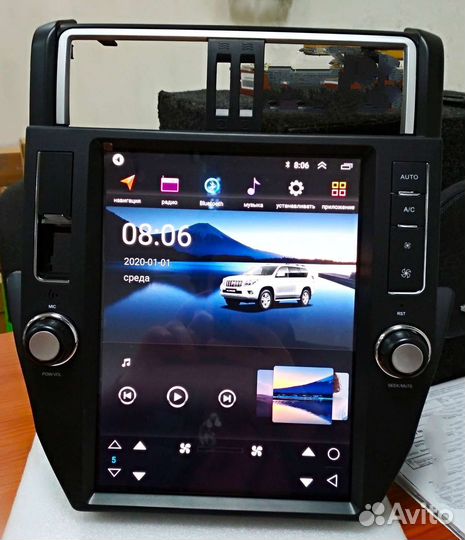 Toyota Prado 150 магнитола Android Tesla новая