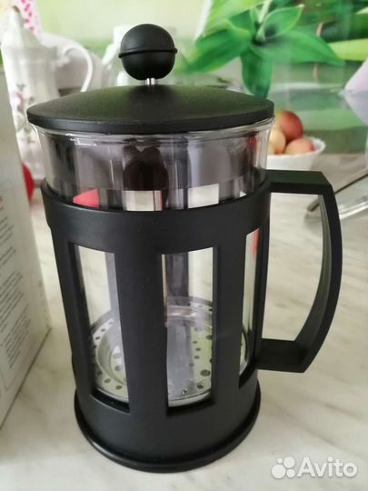 Кофейник стеклянный с пресс фильтром