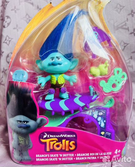 Игровой набор Trolls Branche's skate'n skitter