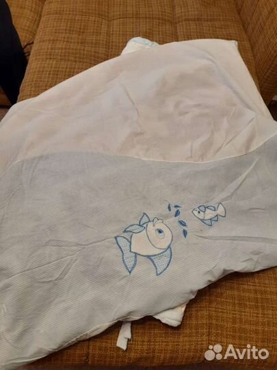 Бортики в кроватку + пододеяльник