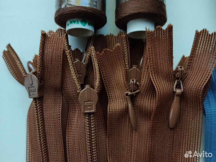 Молнии потайные одним лотом