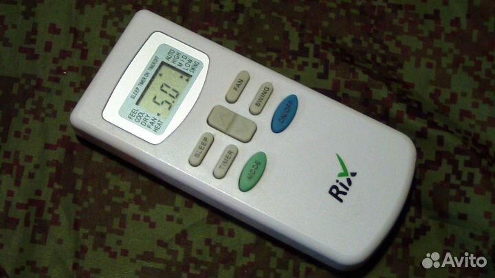 Пульт сплит-системы RIX кондиционер