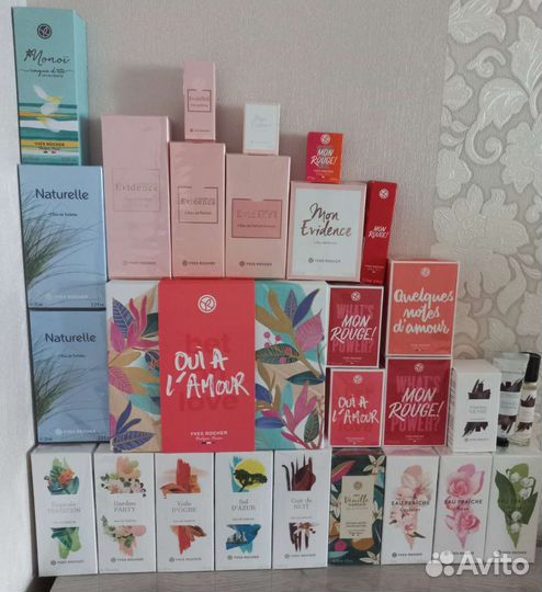Парфюмерия, ив роше,натюрель,эвиденс,момент сч -я