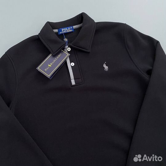 Свитшот Polo ralph lauren на пуговицах с начесом