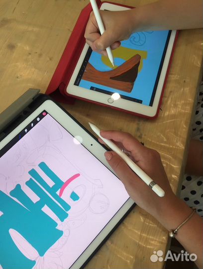 Обучение детей рисованию на планшете (Procreate)