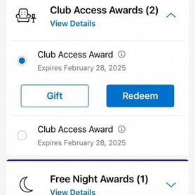 World of hyatt club access сертификат