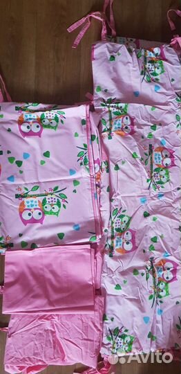 Бортики в кроватку и постельное белье